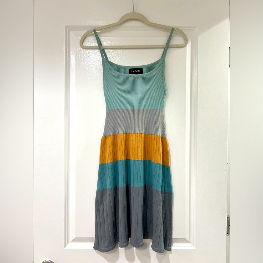 Fab’rik Striped Knit Dress